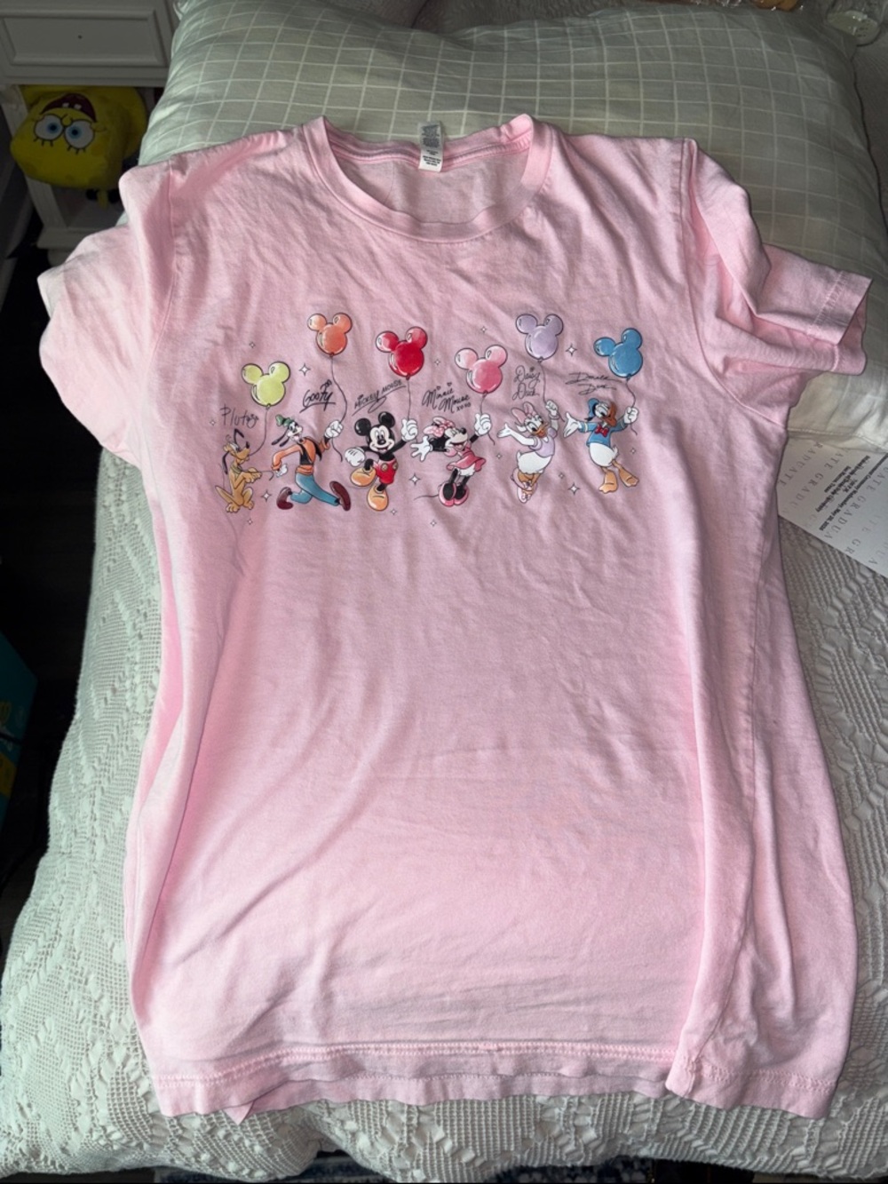 Disney Pink Graphic Tee featuring Classic Characters